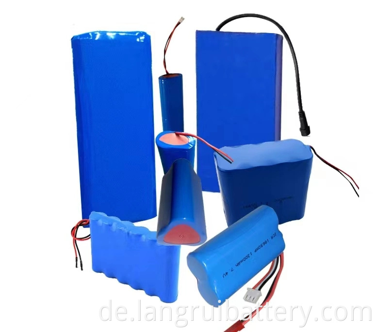 Eastar Factory Custom 7,4 V 13AH Li-Ion-Akkuerladung wiederaufladbare Lithium-Ionen-Akku-Batteriepackungen